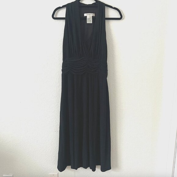 Evan Picone Sz 12 Black Cocktail Evening Sleeveless Dress LBD Formal Gala‎ Party - Picture 2 of 12
